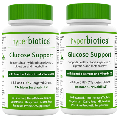 Hyper Biotics Glucose Support 2 Bottle